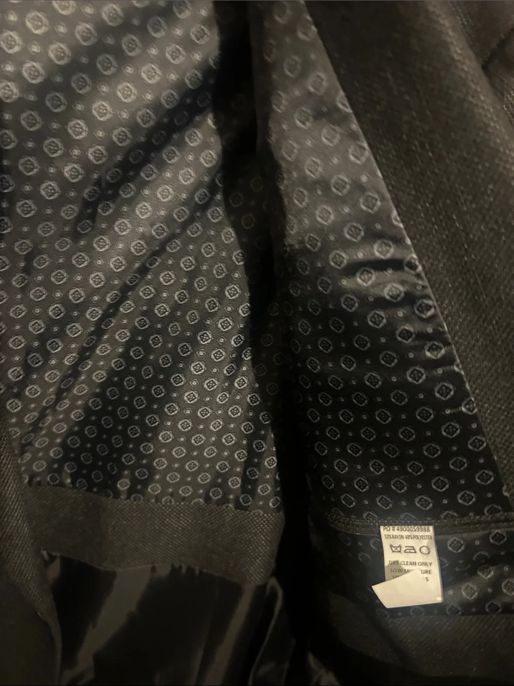 Lauren Ralph Lauren Men's Charcoal Gray Sport Coat
